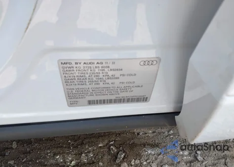2023 Audi Q4 E-Tron Premium Plus 40 Rwd z USA, uszkodzony, nr VIN WA1BCBFZ9PP016467